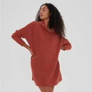 Free People Slouchy Ottoman Tunic in Brick
